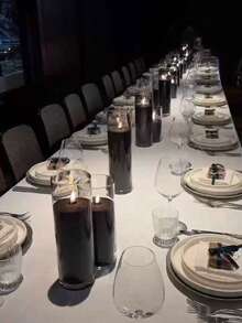 1pc One 500g Black Snow Pearl Candle, With 45-50 Wick, Black DIY Candle Sand, Pearl Sand Wax With Wick, Pearl Wax, Suitable For Filling And Making, Weddings, Parties, Halloween, Christmas, Thanksgiving - Multicolor - View 4