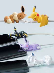 pokemon Pikachu Data Cable Decoration, Birthday Gift Toy, Pikachu, Handmade Set, USB Charging Protective Cover Creative Toy, Is An Ideal Gift For Enthusiasts, Party Lovers And Collectors, Suitable For Birthday Party Decoration. Features: Can Be Given As An Ideal Gift, A Must-Have In Summer, Suitable For Summer Parties, Birthday Parties, Christmas,