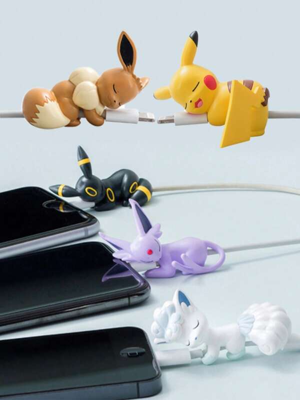 pokemon Pikachu Data Cable Decoration, Birthday Gift Toy, Pikachu, Handmade Set, USB Charging Protective Cover Creative Toy, Is An Ideal Gift For Enthusiasts, Party Lovers And Collectors, Suitable For Birthday Party Decoration. Features: Can Be Given As An Ideal Gift, A Must-Have In Summer, Suitable For Summer Parties, Birthday Parties, Christmas,