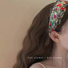 1pc Fresh Color Wide Headband, Classy Hair Clip Accessory Suitable For Spring/Summer Hair Hoop