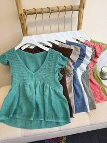 Women T-Shirts - Màu be - Xem 7