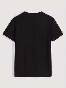[I Paused, Joke Tee] JOKE T-SHIRT - I PAUSED To BE HERE T-Shirt - Black - View 2