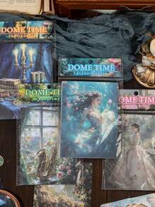 1 Pack 20pcs Vintage Dome Of Time Series Paper, Retro Pattern Paper, Beautiful And Versatile, Suitable For Scrapbooking, Diary, DIY Decor, Back To School Supplies