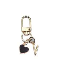 Personalized Heart Pendant With Initials, Keychain Accessories | Custom Bag Pendants | Gift Mobile Phone Accessories, Simple Design, Suitable For Women's Wallets And Mobile Phone Accessories, Gifts For Friends, Family, Girlfriends, Outdoor Accessories, Party Accessories, Gifts, Souvenirs, Car Pendants, Gifts For Women Girls
