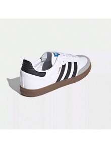 Adidas Originals SAMBA OG Retro Sneakers, Unisex Low-Top Trefoil Athletic Shoes, B75806/B75807 - Black and White - View 6