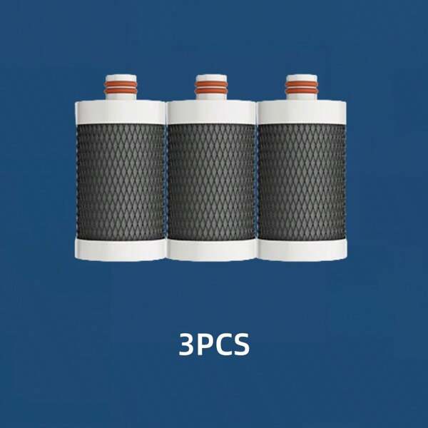 Faucet Filter Replacement Cartridges, Reduces Scale & Mineral Build-Up, Faucet Water Purifier Filter Refills, Quality Activated Carbon Water Filter Cartridges (Replacement Filter X 3) For Faucet Filter System