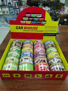 1 pieza Ambientador de madera con aroma a café para el coche - Eliminador de olores a coche nuevo con difusor de aromaterapia, accesorio de decoración interior del vehículo