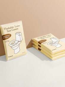 20/30/50/70/100 片马桶盖纸，可冲散纸质马桶盖，适用于成人如厕训练，100% 适用于公共卫生间、飞机、露营的旅行配件