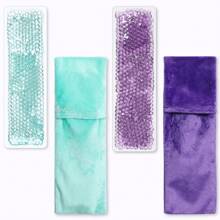 1 pieza Almohadilla de enfriamiento perineal - 7 x 23.5 cm - Paquete de hielo con perlas de gel con cubierta de cloruro de polivinilo para alivio posparto, compresa caliente y fría para mujeres después del embarazo y el parto, alivio del embarazo | Ajuste cómodo | Textura suave, regalo ideal posparto para Navidad/Halloween, regalo para maternidad