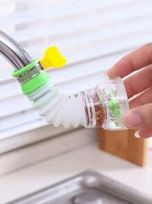 1pc Kitchen Faucet Sprayer Head, Retractable Extend Swivel Anti-Splash Water Saving Device