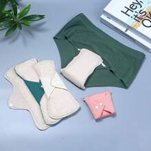 3pcs Breathable Mesh Nursing Pads - Washable & Reusable Sanitary Napkins, Comfortable & Durable, Available In Multiple Sizes & Colors, Suitable For Pregnant Women/Females/Elderly/Males/Children