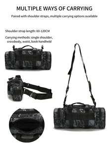 Men's Outdoor Fishing Water-Resistant Running Waist Bag, Camera Photography Pack, Multi-Function 3P Magic Waist Pack - Multicolor - View 11