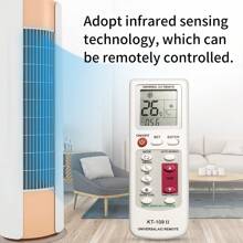Télécommande universelle AC KT-109II avec fonctionnalité de température pour climatiseur