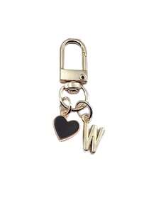 Personalized Heart Pendant With Initials, Keychain Accessories | Custom Bag Pendants | Gift Mobile Phone Accessories, Simple Design, Suitable For Women's Wallets And Mobile Phone Accessories, Gifts For Friends, Family, Girlfriends, Outdoor Accessories, Party Accessories, Gifts, Souvenirs, Car Pendants, Gifts For Women Girls