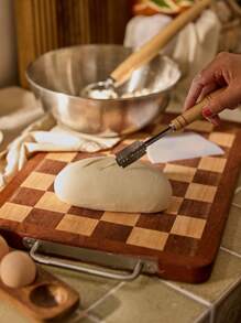 Cirelle Kit de Danish Dough Whisk com Lâmina de Pão, incluindo 9 Peças, 5 Lâminas de Reposição, Raspador de Massa, Cobertura Protetora de Couro, Ferramentas para Fazer Pão, Conjunto de Facas de Pontuação para Pão, para Pastelaria, Bolo, Sobremesa, Sourdough, Pizza, Ferramentas de Cozinha para Cozimento