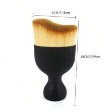 1pc Rhinestone Embellished Car Interior Crevice Brush, Short Soft Bristles Clean Air Conditioner Vent, Cleaning & Beauty