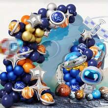 91 quả bóng bay trang trí, bóng bay cao su trang trí tiệc chủ đề không gian, thích hợp cho tiệc sinh nhật, lễ tốt nghiệp, kỷ niệm, lễ rửa tội, mùa hè, tiệc theo chủ đề, phông nền, trang trí nhà cửa, Giáng sinh. - Nhiều màu - Xem 12