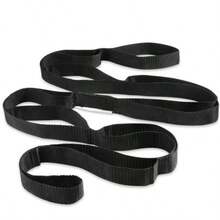 1 Stück 1,9m/74,8 Zoll Neuer spezialisierter Yoga Dehnungsgurt, Spannungsgurt, 12 Schlaufen Yoga Gurt, Dehnungsgurt für Übungen