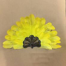 女士羽毛头饰羽毛亮片头饰狂欢节头饰服装歌舞女郎配饰万圣节