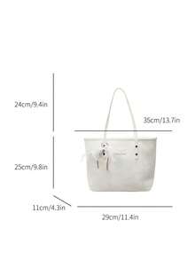 Fashion New One Shoulder Tote Bag, Casual Large Capacity Women Handbag