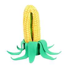 1pc Corn Plush Dog Toy Dog Foraging Toy Dog Snuffle Toy Puppy Slow Feed Toy Puppy Feeding Toy Pet Training Toy Fluffy Stuffed Animals Toys Dog Corn Toy
