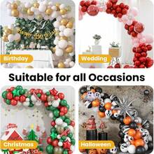 1/2pcs Gold Balloon Arch Stand Kit, Free Bending Shape Balloon Column Stand With Base, Half Arch Balloon Stand For Floor, Ideal For Wedding Birthday Valentines Decorations - Multicolor - View 8