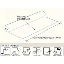 1 卷哑光米色接触纸米色剥离粘贴壁纸加厚防水装饰自粘乙烯基薄膜包装接触纸橱柜台面墙壁桌子家居装饰房间装饰墙面装饰浴室浴室装饰墙纸壁纸厨房厨房装饰