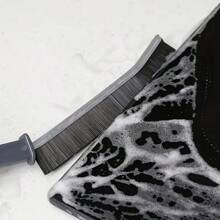 Hard Bristle Groove Brush Cleaning Brush, Multifunctional, Suitable For Kitchen, Bathroom, Bedroom, Living Room, No Need For Power, Durable Dust Removal Tool, Suitable For Tiles And Windows.Bathroom Decor Summer Back To School