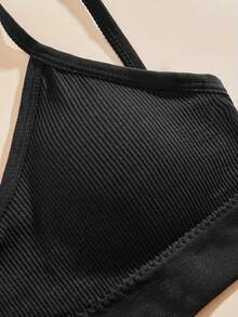 6pcs Women's Detachable Padded Bra, Solid Color Comfortable Casual Bra, Backless Lingerie - Multicolor - View 5