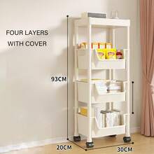 Living Room Kitchen Bedroom Bathroom Storage Rack Toilet Storage Rack Living Room Bedroom Snack Cosmetics Toy Storage Kitchen Storage Two Materials Optional Strong Bright Colors Highly Attractive - Multicolor - View 13