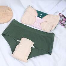 3pcs Breathable Mesh Nursing Pads - Washable & Reusable Sanitary Napkins, Comfortable & Durable, Available In Multiple Sizes & Colors, Suitable For Pregnant Women/Females/Elderly/Males/Children