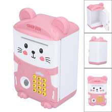 Hucha musical para niños Banco electrónico de depósito automático Mini cajero automático Cajas de ahorro para niños pequeños - Rosa - Ver 10