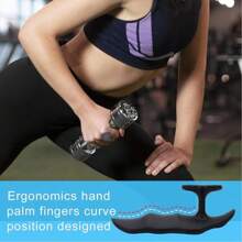 1pc/1pair Soft Grip Finger Exerciser For Strength Training, Fitness Hand Gripper, Gym Dumbbell Bar Equipment Accessories For Power Lifting, Finger Strengthener