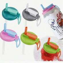 1pc Can Cup Lids Soda Can Lids Straw Soda Can Lids Reusable For Soda Water, Drinks, Juice, Soda Water Can Covers, Party Supplies Set