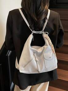 Multi-Function Fashion Shoulder Bag For Women, 2025 New Summer High-End Casual Versatile Shoulder Tote Bag - Multicolor - View 5