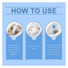 Jakehoe Toilet Decontamination Cleaning Powder Household Toilet Toilet Toilet Cleaning Dirt And Urine Stains Scented Toilet Cleaner 150g - Nhiều màu - Xem 6