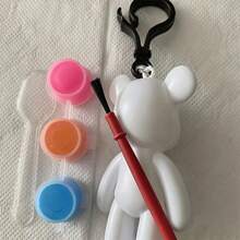 4 Stücke/Set DIY Kreative Gips Handwerk Set, künstlerisches Handwerk Geschenk, mehrere niedliche Puppen Figuren für spezielles DIY, Malen, Ausmalen und Kritzeln, ideale Party Geschenke und Kunstunterricht, angenehme kleine Geschenke