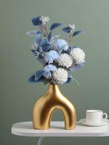 1 pièce Vase debout en résine, création créative minimaliste abstraite irrégulière, style Ins pour la décoration de la maison. Vase pour fleurs fraîches/sèches, pour le salon, la chambre à coucher, le bureau. Accessoire décoratif (plantes non incluses)