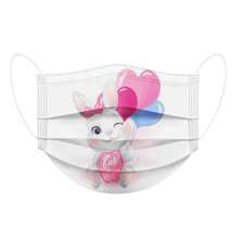 Sanrio 10pcs Cute Rabbit Printed Reusable Face Mask - Breathable, Washable And Reusable, Suitable For Outdoor Activities, Driving And Travel - Perfect Gift For Women, 3-Layer Disposable Protective Mask, Elastic, Windproof, Sun-Proof, Comfortable, Breathable, Casual Wear, Women Style Jacquard Woven Scarf For Outdoor
