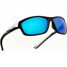 Local Warehouse-  Italy Made W. High Performance Plastic Lens Option Bnus Corning Glass Lens Glasses For Men And Women - B7248-black/BlueFlashNon-polarized - View 2
