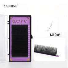 Lashine 16 Rows L Curl Series Individual False Eyelashes Extensions C D L LC LD LU Curl 0.05mm 0.07mm Thickness 8-15mm Mixed Lengths Faux Mink Classic Lash Soft And Natural