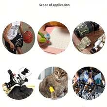 弹性自粘宠物绷带，用于保护狗和猫的膝盖/爪子，防止外出时弄脏和擦伤，宠物缠绕胶带