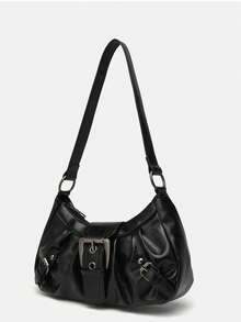 英国复古风格金属机车包女士时尚扣式单肩斜挎包