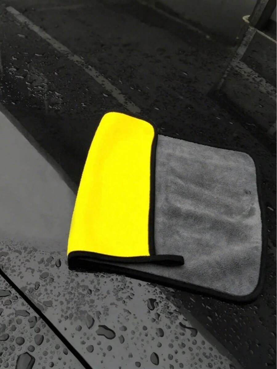 洗车套装：超柔软超细纤维洗车毛巾、汽车清洁干布、汽车护理干毛巾、细节毛巾 - 彩色 - 查看 1