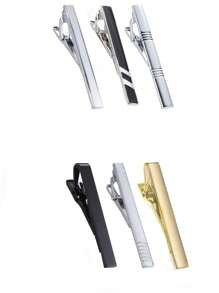 1/3/4/6/10/12 مشبك ربطة عنق للرجال مجموعة مشابك ربطة عنق للربطات العادية، حفل زفاف، عمل، دبوس مشبك ربطة عنق للرجال باللون الأسود والذهبي والأزرق والفضي، مشابك ربطة عنق متعددة الاستخدامات، مناسبة كهدايا للمعلمين والأصدقاء والآباء والرجال