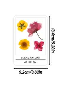 20PCS/40pc/60pc PVC Transparent Diy Bookmarks To Hold Real Dried Flowers And Butterflies, Handmade Page Decorations, Suitable For Readers, Dried Flower Lovers, Bookworms, DIY Gifts, Children's Art Supplies(Flowers Not Included)