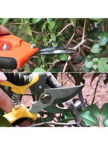 Bộ 3 kéo cắt tỉa cây chuyên nghiệp - Lưỡi thép không gỉ cao cấp, bao gồm kéo làm vườn, kéo cắt hoa và kéo trang trí vườn, tay cầm chống trượt tiện dụng - Kéo làm vườn sắc bén cho cây trồng, hoa, thảo mộc - Kéo cắt tỉa & kéo cắt tỉa lý tưởng cho gia đình/vườn, vật dụng làm vườn - Nhiều màu - Xem 2
