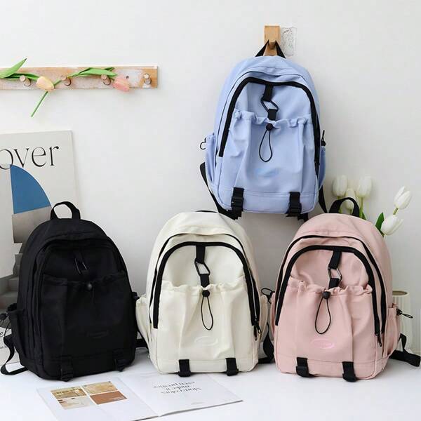Lightweight Luxury Women's Backpack, 2025 Spring Autumn New Niche Original Casual Student Travel Bag