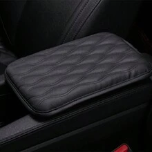 Copri console centrale per auto in pelle, cuscino poggiabraccio con 2 tasche portaoggetti, accessorio universale per bracciolo sedile auto, imbottitura protettiva per interni auto adatta alla maggior parte dei veicoli