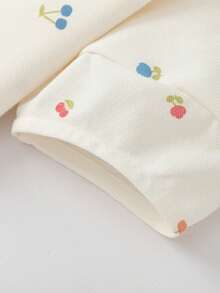 Balabala Children's Short Sleeve Set Girls' Skirt Pants 2025 Summer - White and Red - View 4